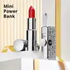 Xilecaly Mini Power Bank Shiny Diamond Fashion High Quality 5000mAh Portable Charger Mobile Power Bank Power Banks Fast Charging 5