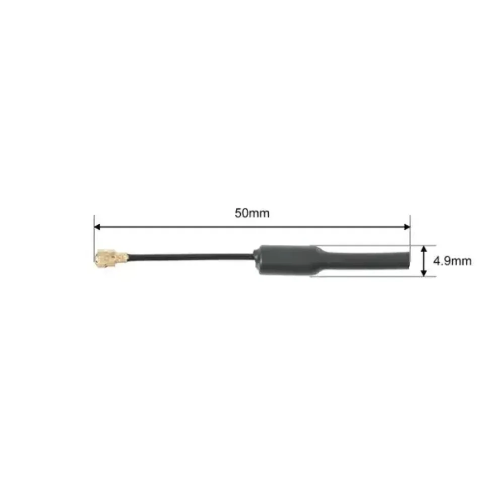 Les deux antennes VTX 5.8G 2dBi pour drone FPV, posées sur une surface, prêtes à être installées.