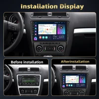 PodoNuremberg-Autoradio Android pour Skoda Octavia, lecteur de limitation, WiFi, 4G, navigation GPS, Carplay, 10.1 ", 2Din, 2004-2014 2