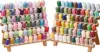 Simthread 120 Madeira Colors Polyester Machine Embroidery Thread Kit 550Y(500M) Similar To Madeira And Robinson-Anton Colors 40 1