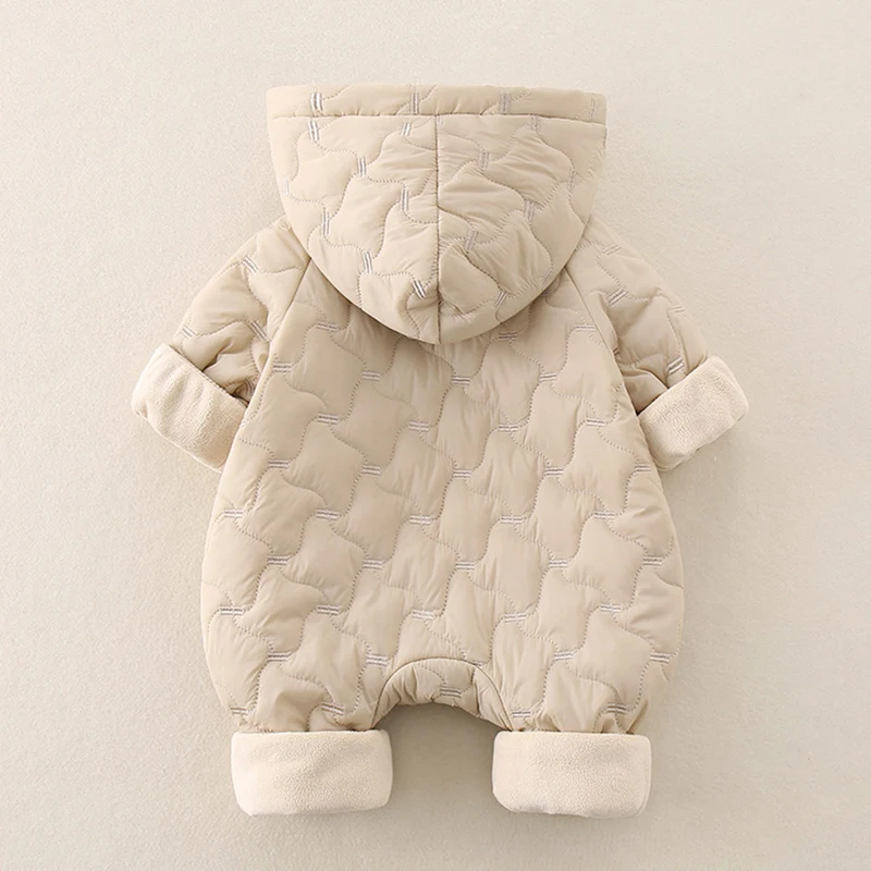 Autumn Winter Baby Fleece Jumpsuit