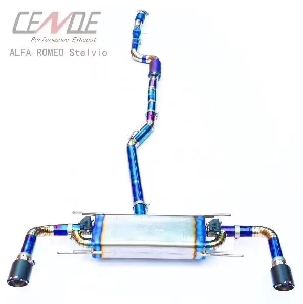 Scarico Tubo Downpipe Catback In Titanio Per Alfa Romeo Giulia 2.0T