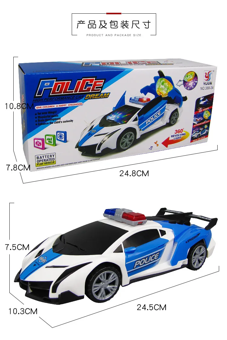 Electronic Deformation Car Universal Music Police Toy Led Electric Robot Transformation Sports Vehicle Model For Boys Xmas Gifts - Aliexpress 26