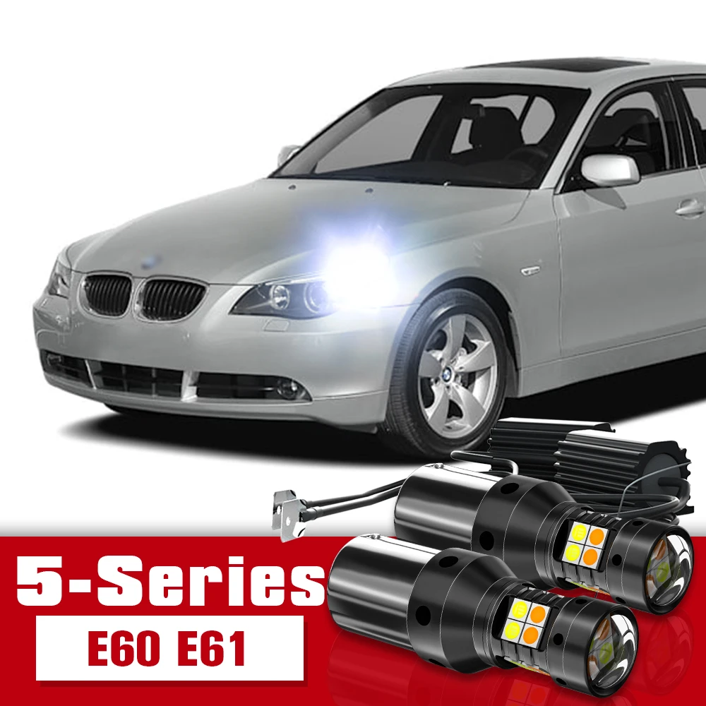 2pcs Dual Mode Turn Signal+Daytime Running Light Accessories LED DRL