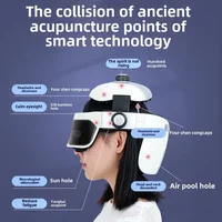 Head Massager Electric Head Physiotherapy Instrument Massage Helmet Hot Compress To Relieve Fatigue and Migraine 2