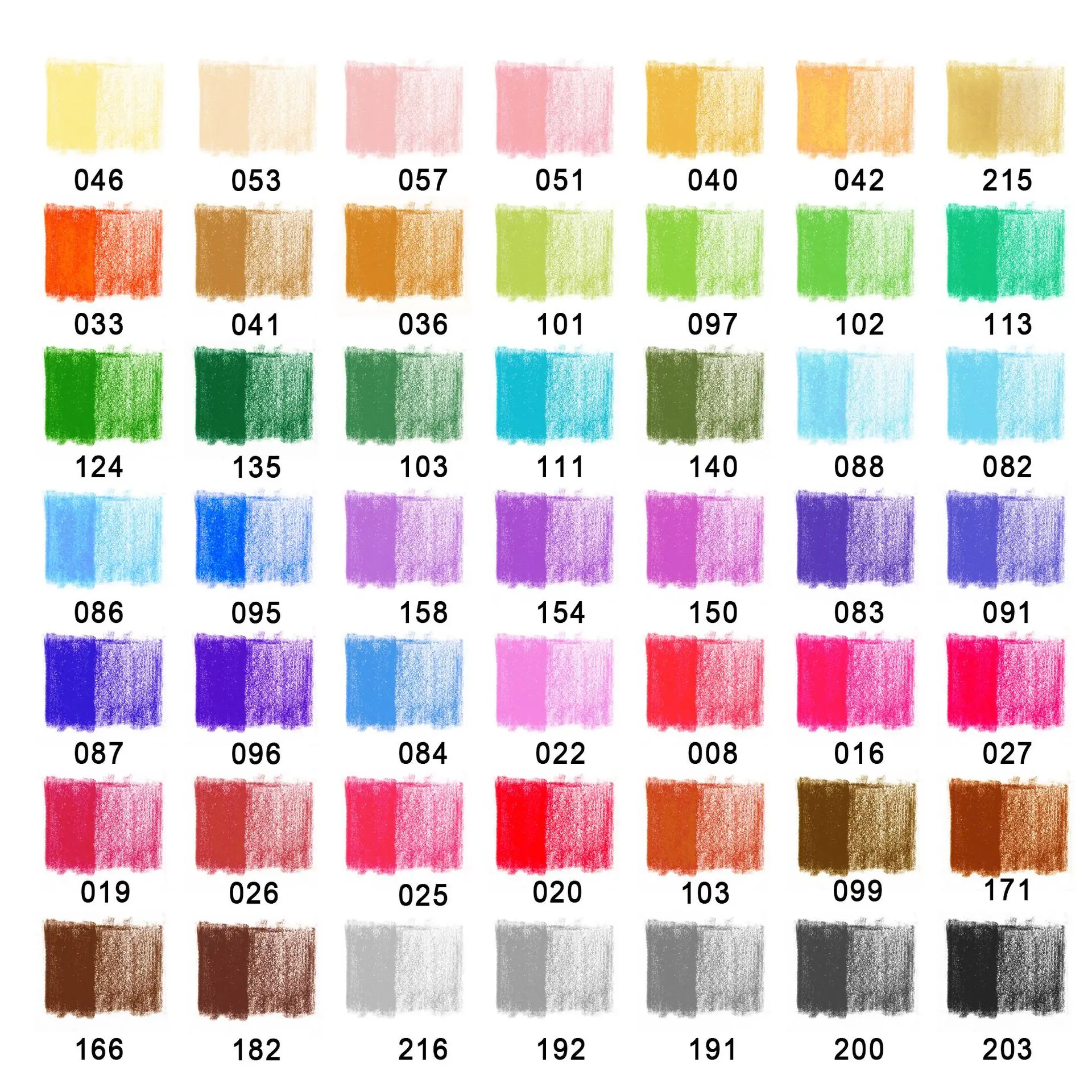 50 Pcs Color Pencil Set Professional Art Hand-Painted Graffiti Oily Color Pencils School Painting Art Supplies 3