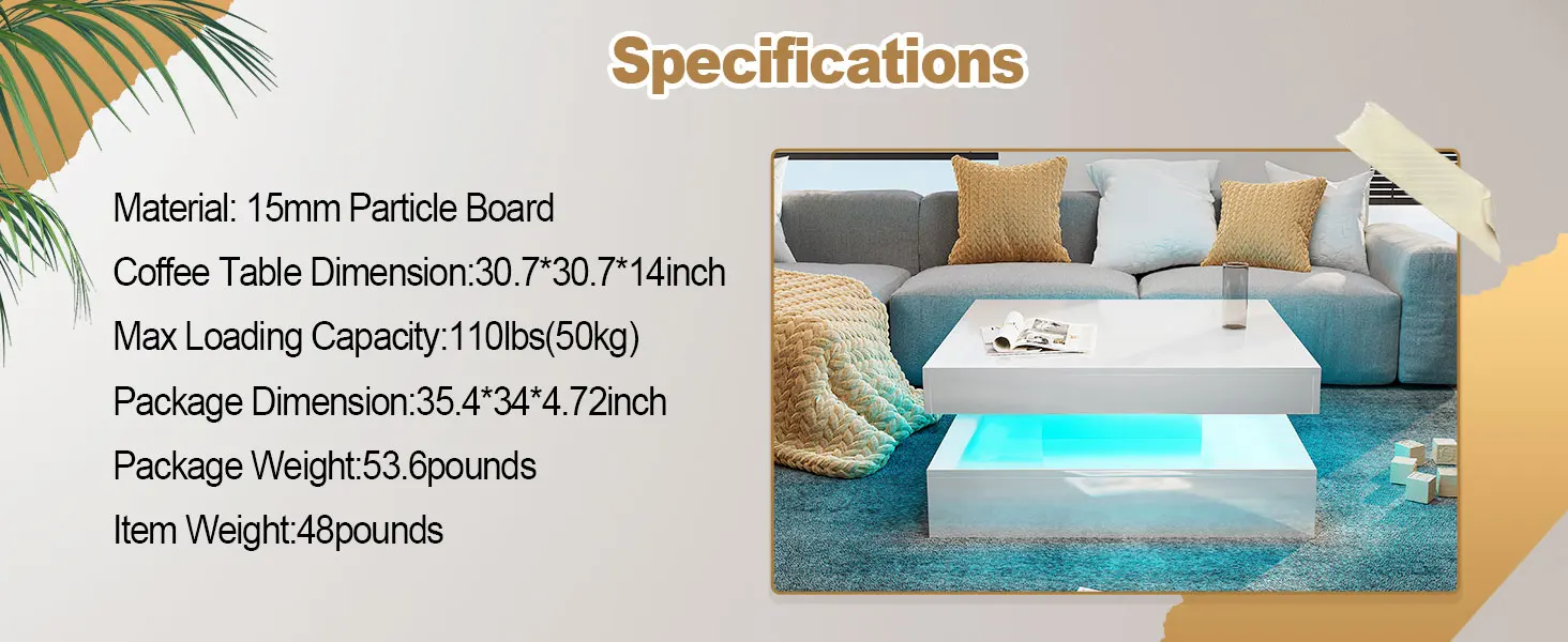 modern wooden coffee table living room