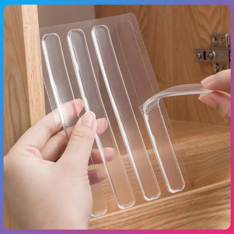 

Door Stopper Toilets Drawer Door Cabinets Anti-collision Silicone Pad Self Adhesive Buffer Bumpers Mute Protection Pad Stickers