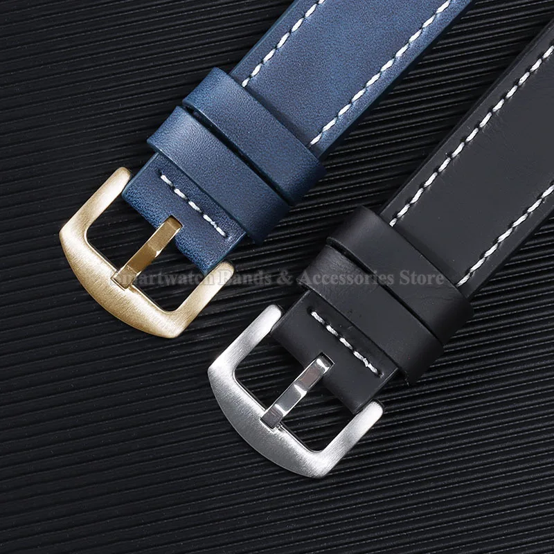 Elegant Vintage Leather Watch Strap - Waterproof Sport Bracelet, Multiple Sizes Available