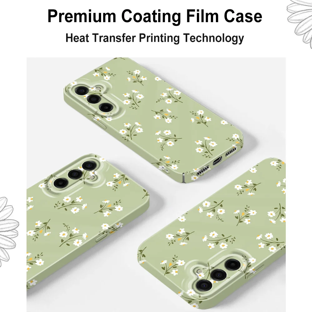 Sonnenschein-Blumen Handyhülle für Samsung Galaxy A57 A37 A17 A56 A36 A26 A16 A06 A55 A35 A25 A15 A05 4G 5G Film Hartschale – Detail 1