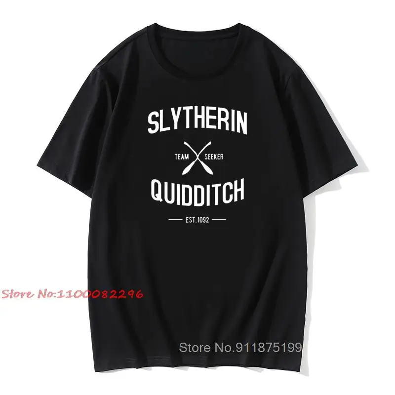 Camisetas hombre t-shirt Slytherin Quidditch Team t hemd lässig Marke gedruckt hemden baumwolle kurzarm t-shirt Sommer tops