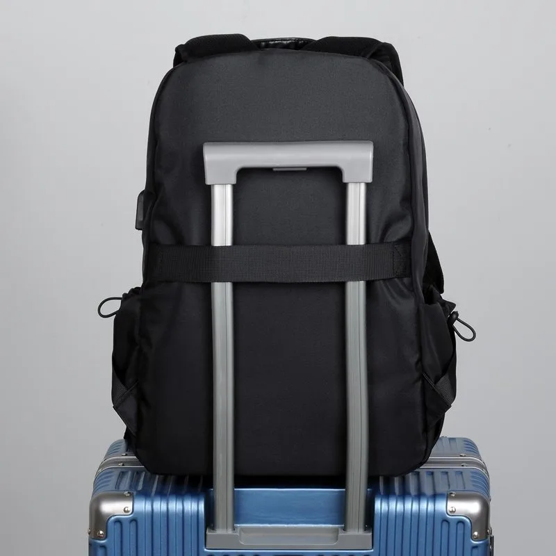 Backpack Large Capacity Business Laptop PU High School Colleage Outdoor Double Back Computer Bag Leisure Student Travel Schoolba