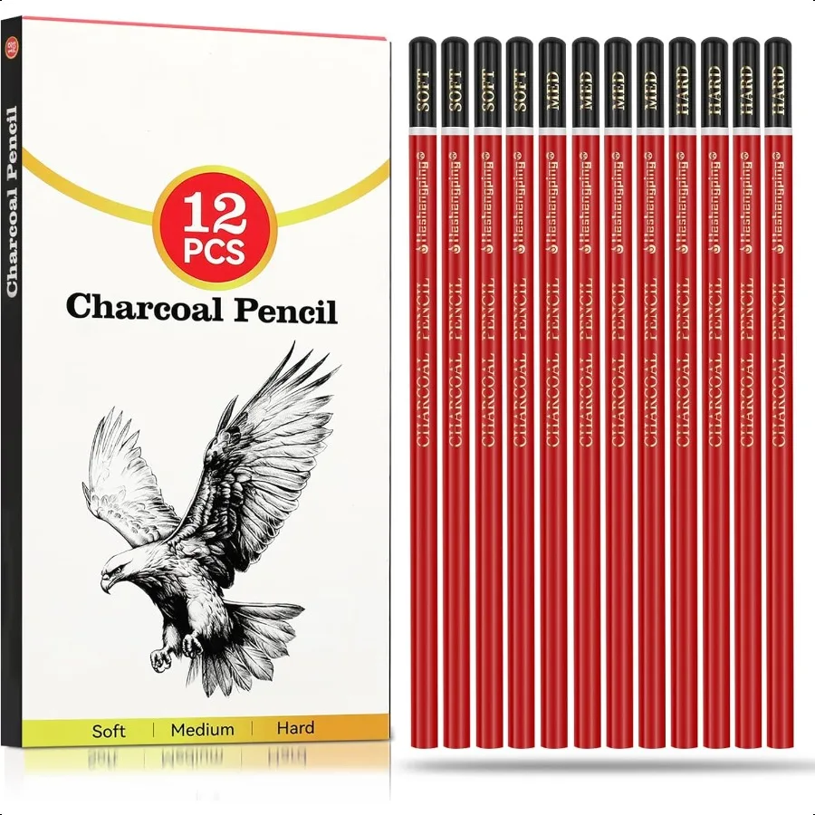 Charcoal Drawing Pencil Set for Artists
