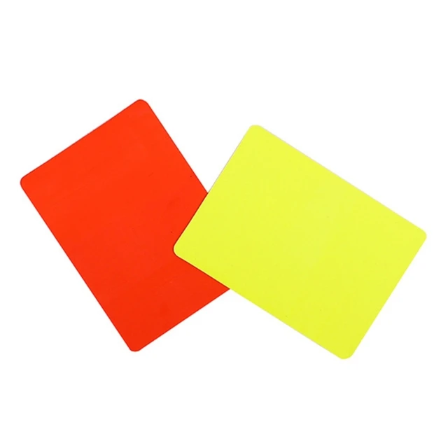 Football Redness Yellow Card Set Sports Football Referee Redness Yellow Card Set Soccer Warning and Ejection Cards Set 24BD 3