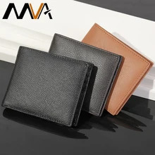 

MVA cartera hombre monedero hombre carteras de hombre wallet leather men thin small men wallet for cards father's day new 1025