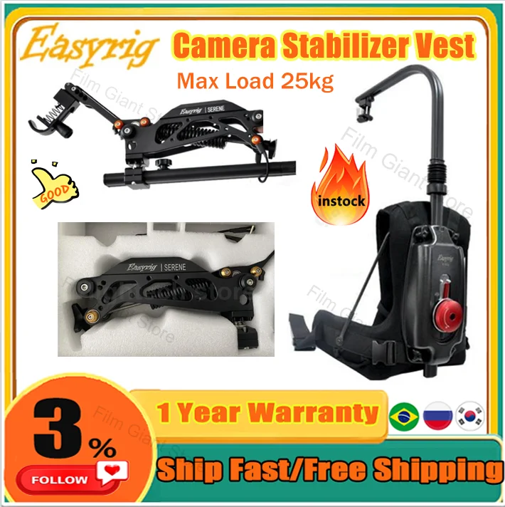 8 18 Like EASYRIG Load Supporting Gimbal Vest for DJI Ronin 2/S/M Crane