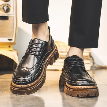 2023 Best Selling Casual High Quality Men's Shoes Genuine Leather Casual Shoes Comfortable Lined Fashion Shoes Men's Shoes