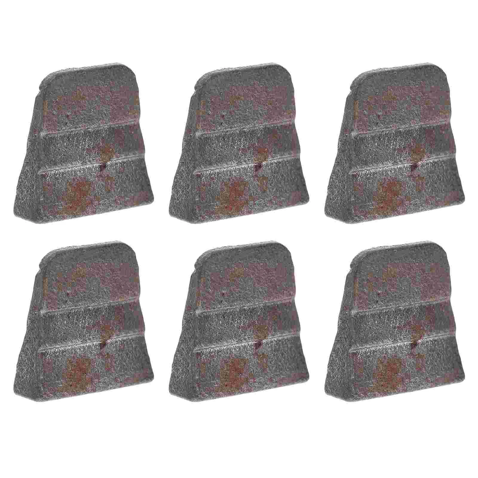 Geological Hammer 6 Pcs Fixed Wedge Axe Handle Iron for Tool Triangle Repair Blacksmith Hammer Replacement Safety