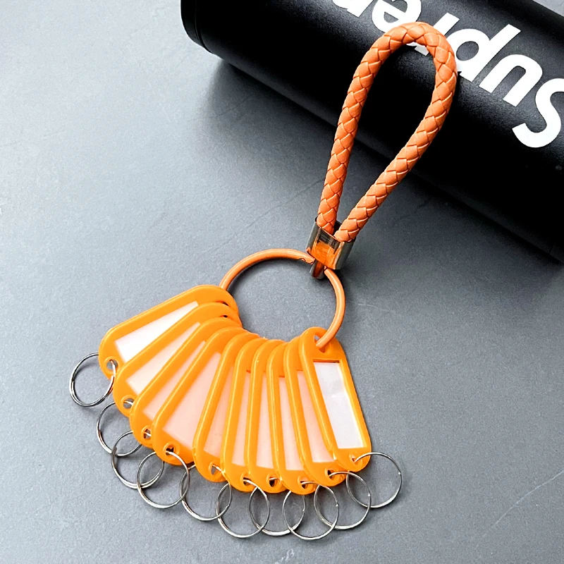 【Comes with Marker Pen】Key Organizer Essential - Rental House Keychain, Room Number Drawer & Agent Key Tray for Storage