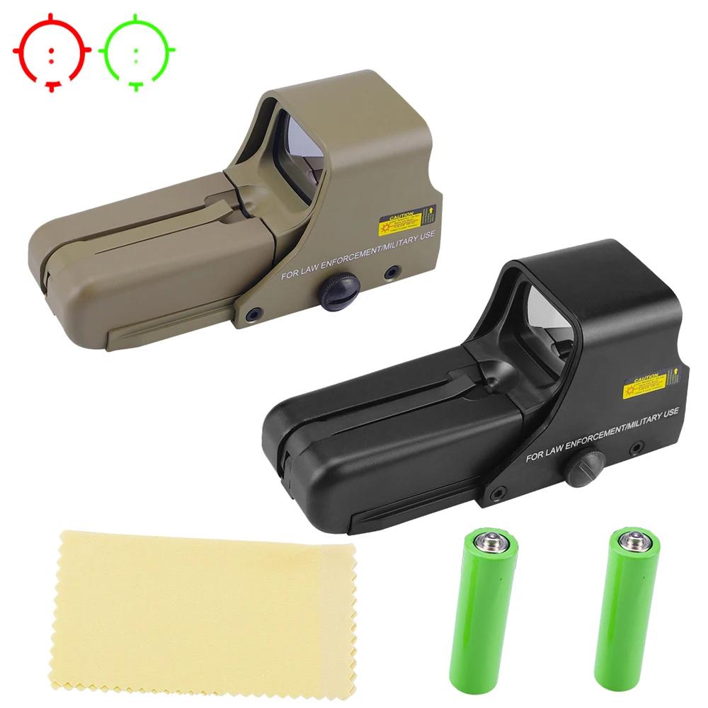 

552 Reflex Sight Riflescope Red Green Dot Holographic Sight With 20mm Rail Mounts
