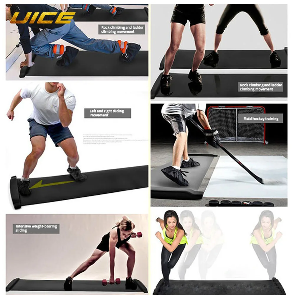 Ice Hockey Stick Skate Ice Hockey Sliding Training Equipment Multipurpose Roller-Slide Board Skating Training Glide Mat