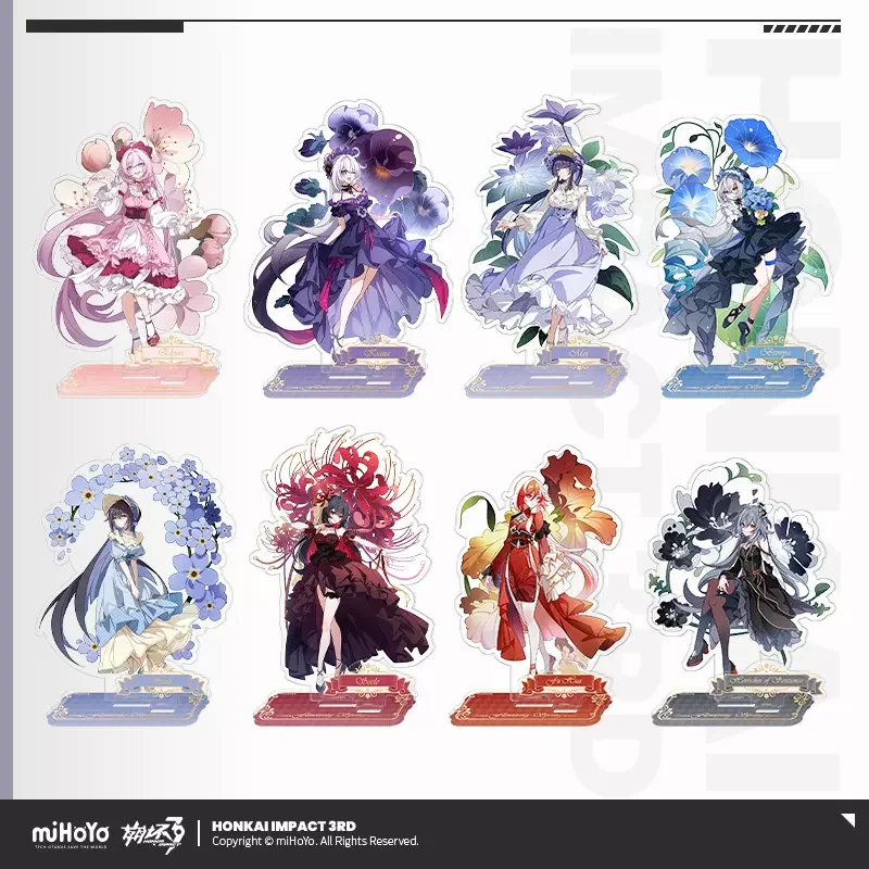 

Presale Sunsyea Honkai Impact 3rd Official Merch miHoYo Original HZCX Theme Series Acrylic Stand Elysia Fu Hua Kiana Bronya