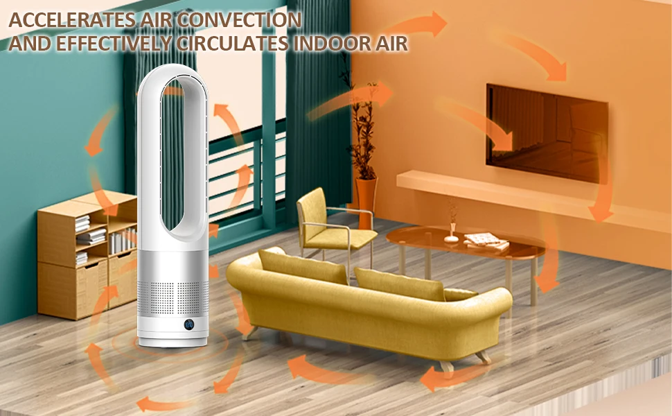 bladeless tower heater
