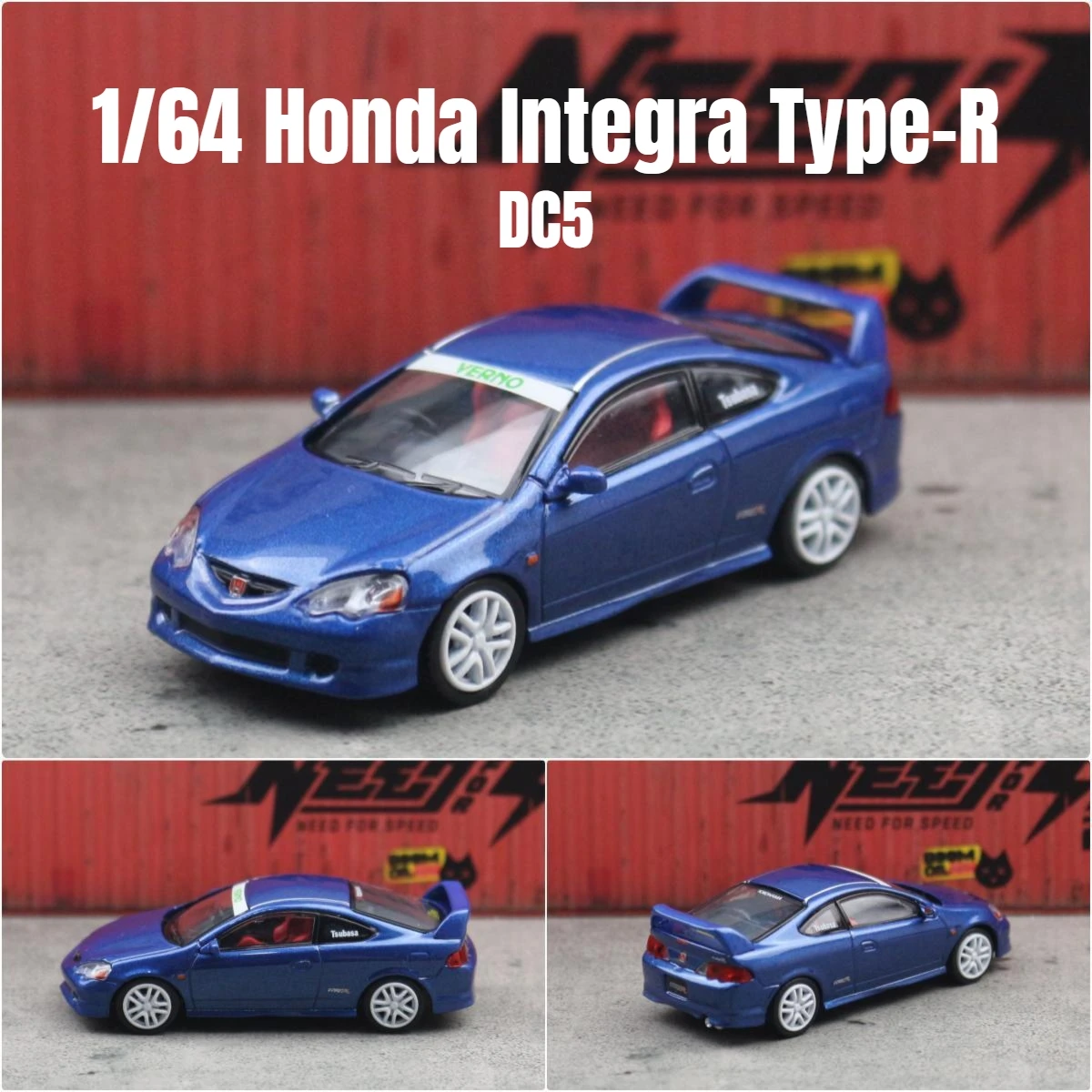 1/64 Honda Integra Type-R DC5 JDM Toy Car Model 1:64 Diecast