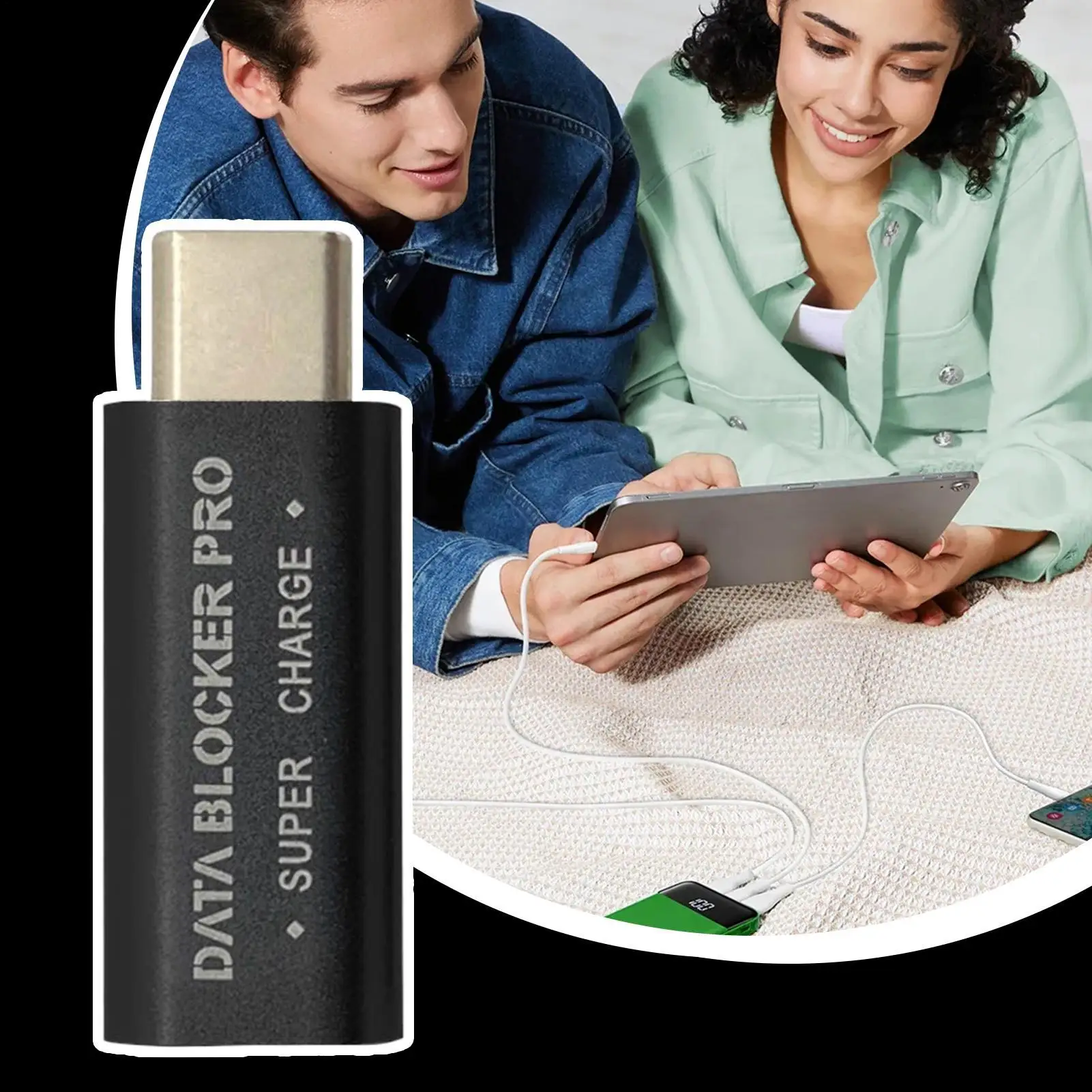 JSAUX USB Data Blockers [Pak van 4] USB Condoom Alleen voor Opladen, Beschermt tegen Hackers