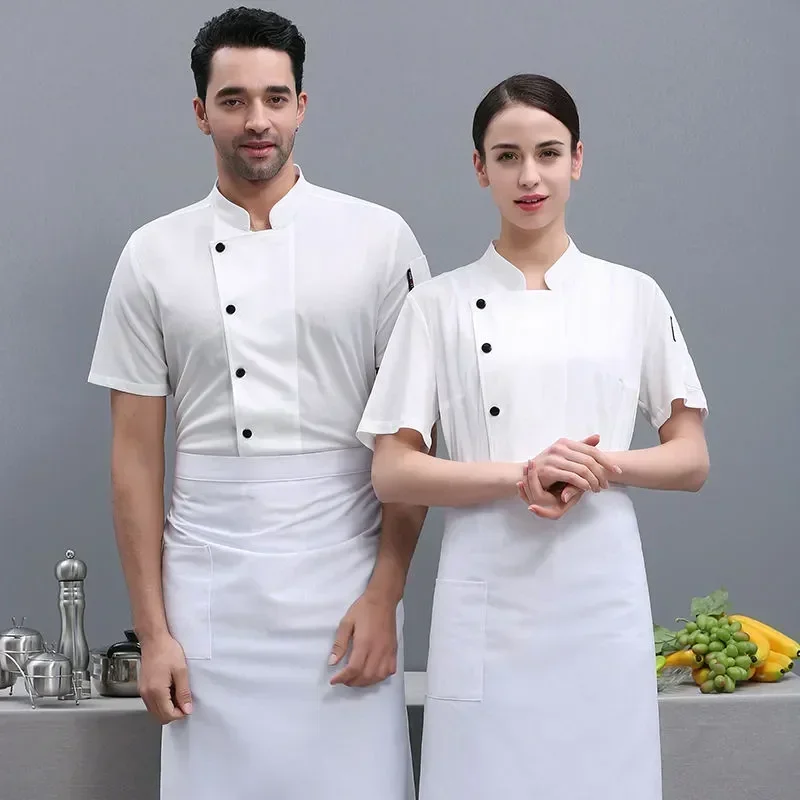 New Chef's Uniform Long Sleeve Hotel Restaurant Chefs Clothes Kitchen  Bakers Jacket Tooling Pastry Chef Jacket Plus Size B-5592 - AliExpress