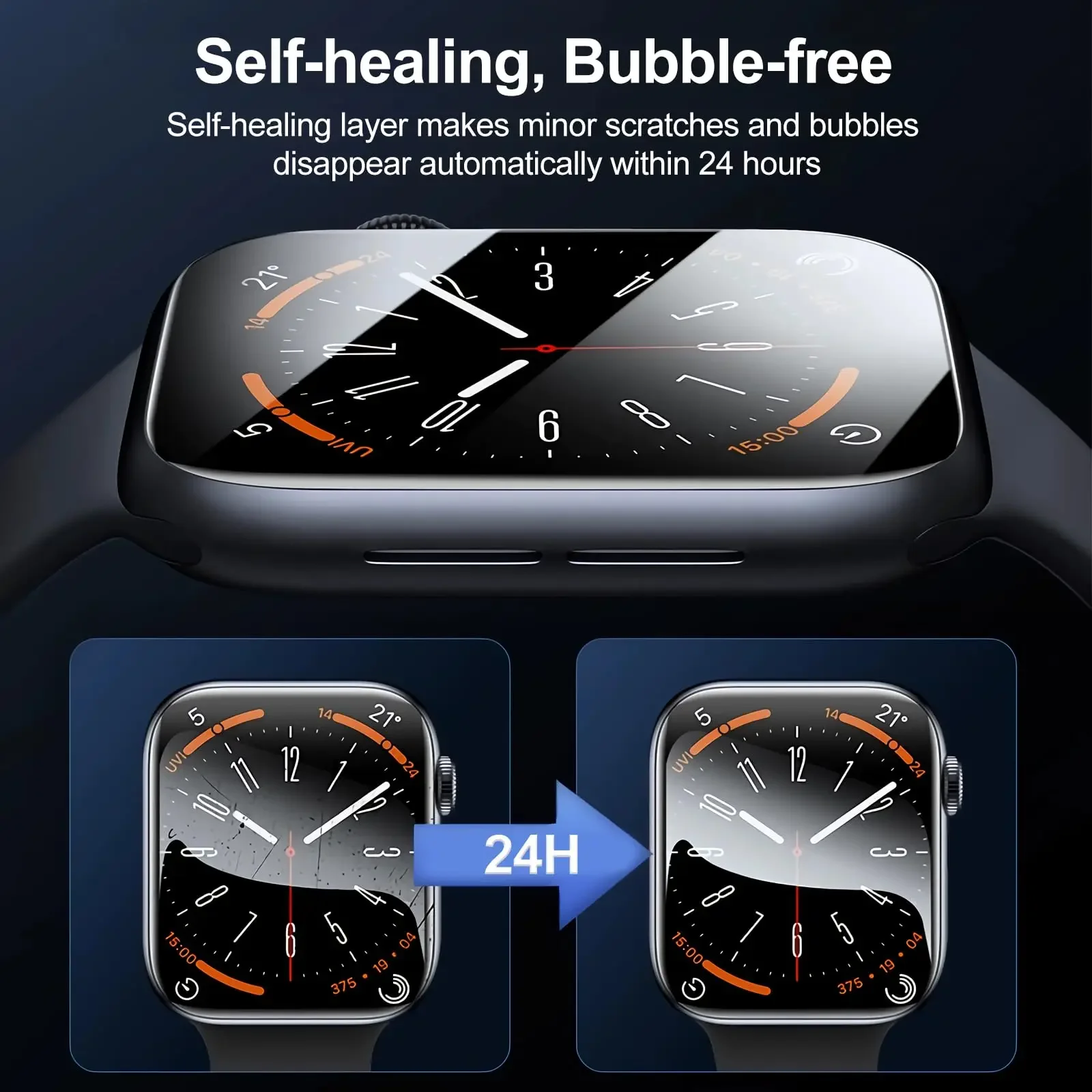 Premium Installation Kit: Screen Protector for Apple Watch Ultra & Series