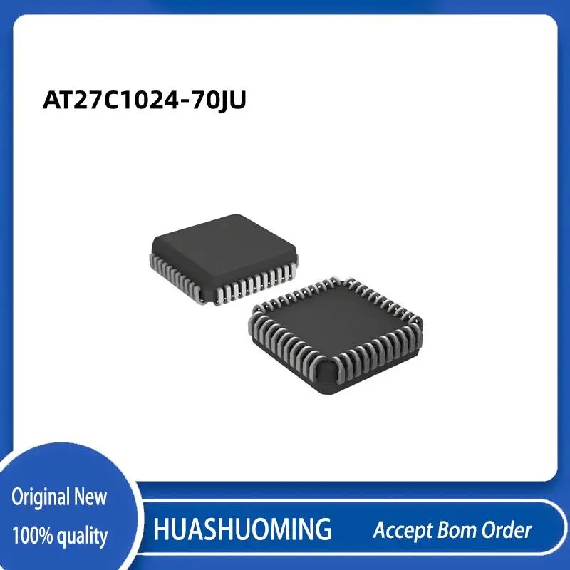 

2PCS-10PCS/LoT NEW AT27C1024-70JU AT27C1024 27C1024 AT27C1024-70 AT27C PLC44