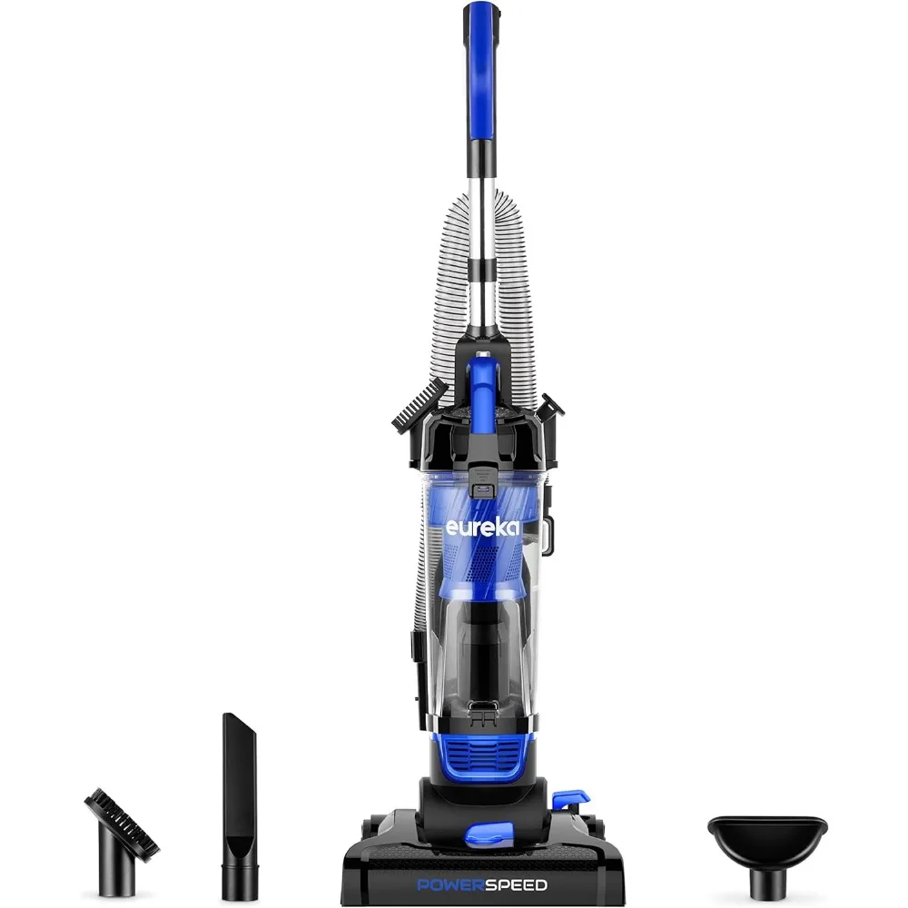 

Lightweight Powerful Upright Vacuum Cleaner for Carpet and Hard Floor, PowerSpeed, New Model,Blue,black/New Model