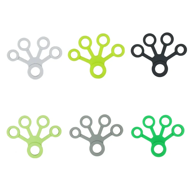 Hand Gripper Silicone Finger Expander Exercise Hand Grip Wrist Strength Trainer Finger Exerciser Resistance Bands Fitness Massag massage tool