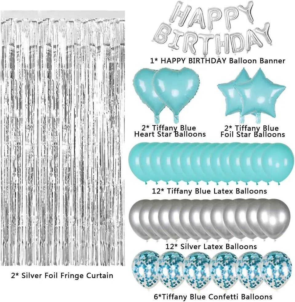 Kit Decorazioni Compleanno Rosso E Nero | 32 Pezzi Con Palloncini Foil, Banner E Coriandoli Per Feste Uomo E Donna - 2