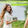 Portable Power Station Portable Generator  Portable Power Pack with AC Outlet External Lithium Battery Pack with USB C Input 5