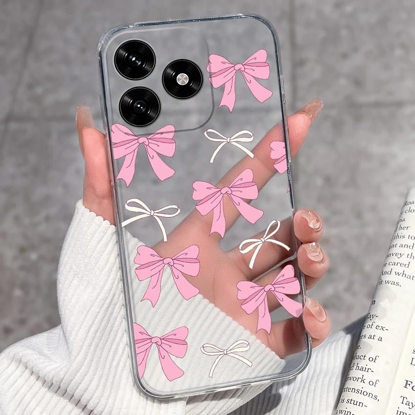 Cute Panda Puppy Soft Silicone TPU Clear Phone Case Back Cover