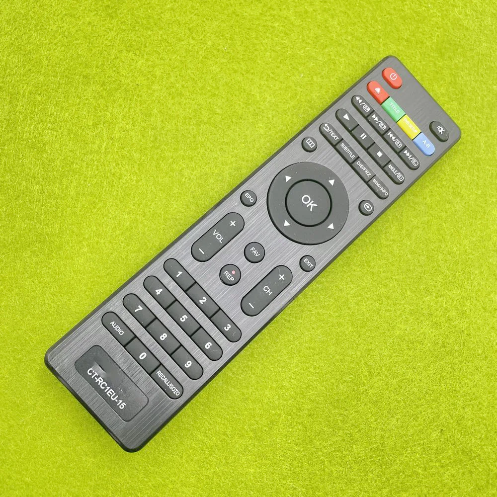 AULCMEET Télécommande De Replacement CT-RC1EU-15 / CTRC1EU15 – Pour TV Toshiba 32E1653DG, 24E1533DG, 42F1633DG – Infrarouge, Sans Programmation