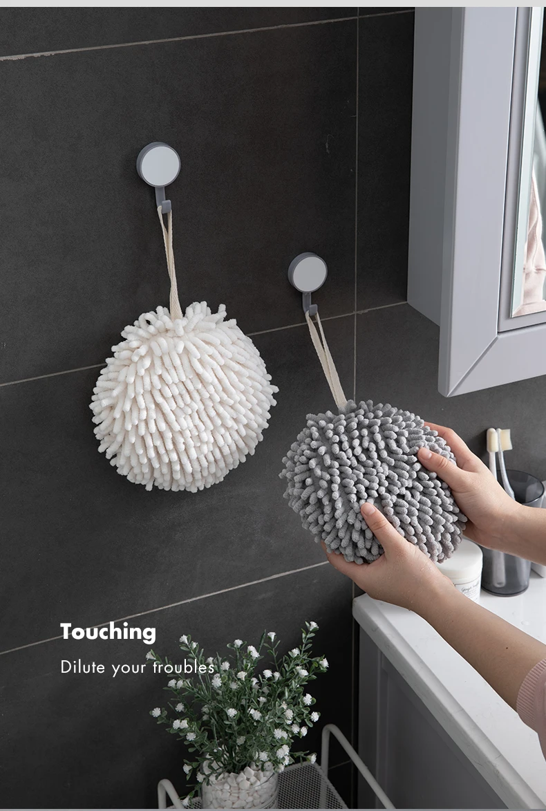 Microfiber Hand Towel Kitchen Bathroom Quick Dry Soft Absorbent 3PCS