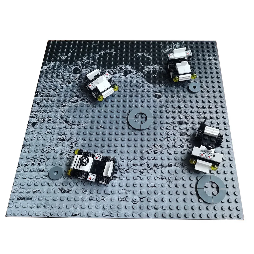 10*10 inch Space Mars Base Baseplate 32x32 Small Dot Building BLock ...