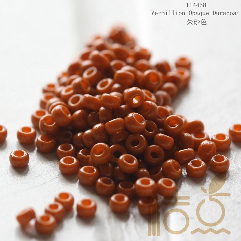 5 Grams of 11/0 Miyuki DELICA Beads - Matte Opaque Vermillion Red