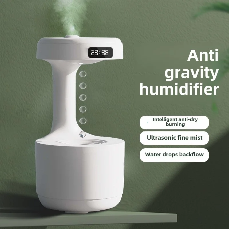 Anti-Gravity New Ultrasonic Humidifier With Dual Power-Off Protection Large Capacity Air Humidifierw For Home/Office_voghion.com