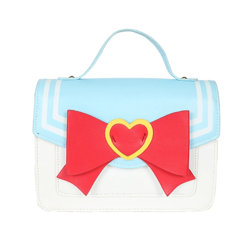 Women JK Uniform Bag Handbag Purse PU Leather Shoulder Crossbody Bag Tote Chain Satchel