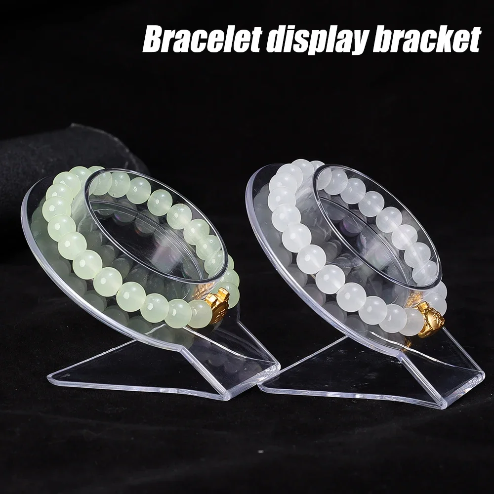 1/10pcs Clear Jewelry Bracelet Display Holder Bangle Organizer Rack Transparent Acrylic Bracelet Display Collar Stand Holder