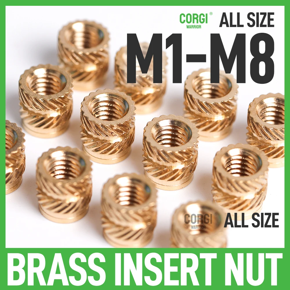 Insertos Roscados 100 M3 De Latón - Para Impresión 3D Y Electrónica Helicoil M6