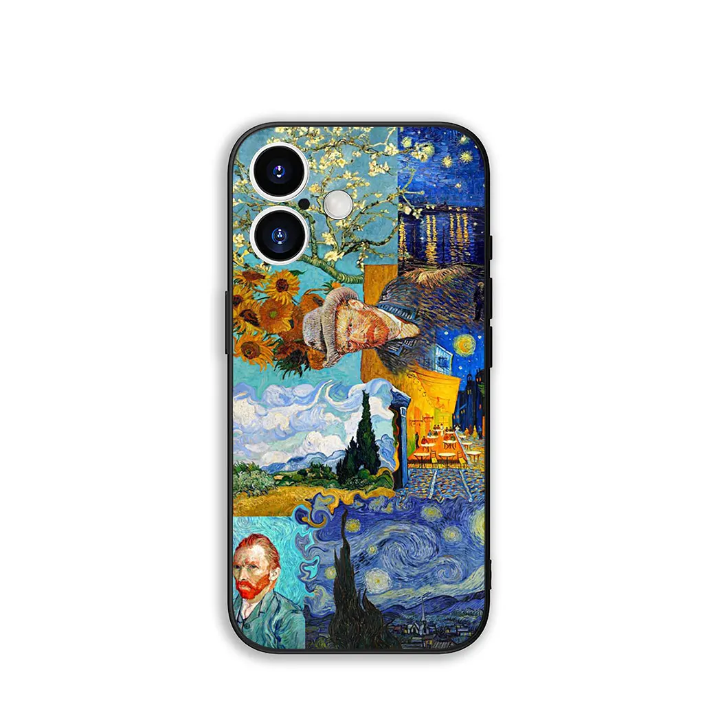Starry Night Van Gogh Painting Phone Case - Artistic Design Protective Cover