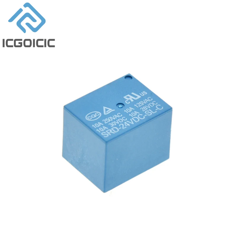 High-Quality 5PCS Relay Set with 5 Pins (5V/12V/24V)