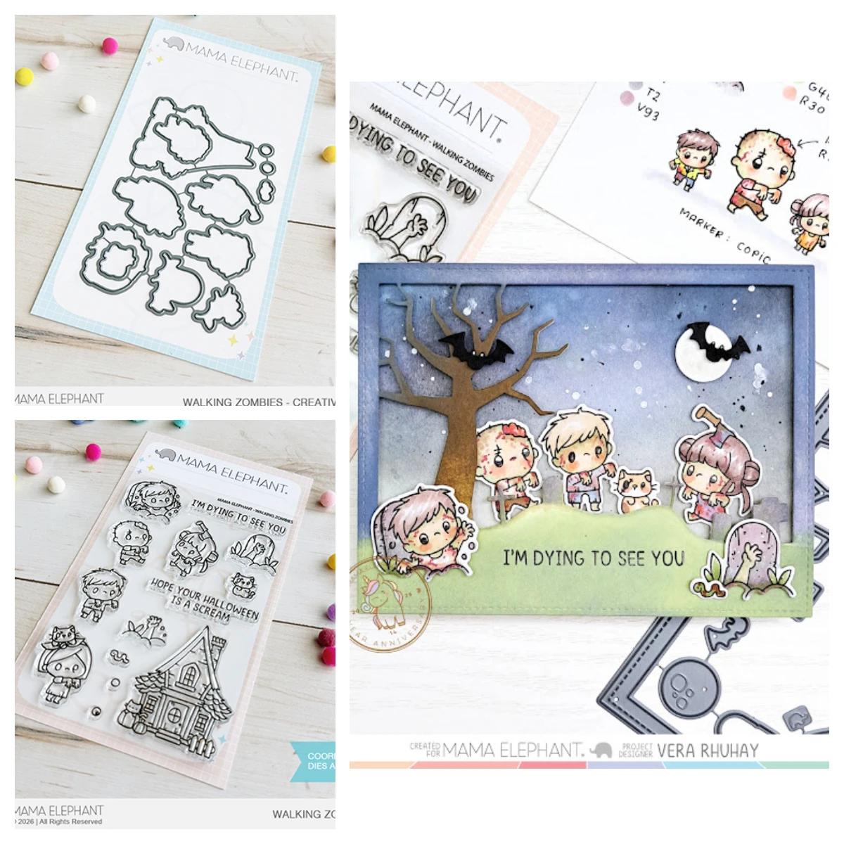 Festive Embossing and Cutting Dies Set for Holiday Scrapbooking and Card Making