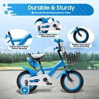 Vélo pour enfants garçons filles vélo pour tout-petits hauteur réglable vélo pour enfants avec panier pour 2-4 ans bleu/rouge/jaune 1