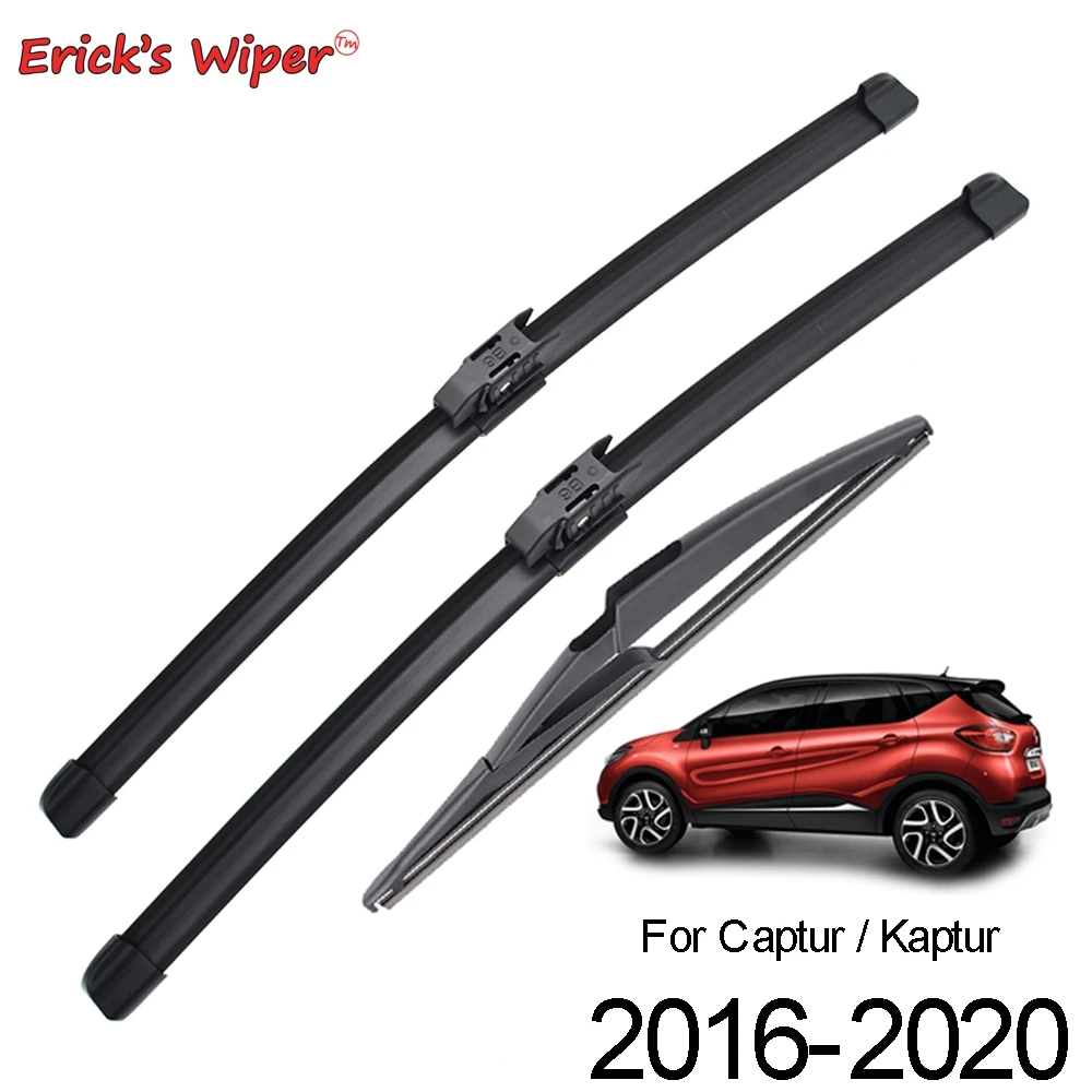 Erick's Wiper Front Rear Wiper Blades For Renault Captur Kaptur 2016